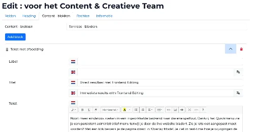 Volledige flexibiliteit met Data Modellen